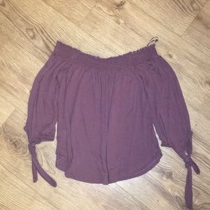 Off the shoulder shirt